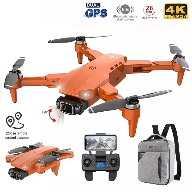 L900 Pro 4K Professional Drone – 5G GPS Foldable Quadcopter with HD Dual Cameras, Brushless Motors, and 1.2KM Remote Control Range