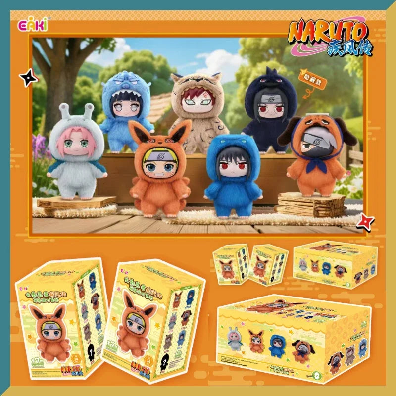 New EAKI Naruto Shippuden Party Series Blind Box – Handmade Stuffed Plush Ornament Toy, Ideal for Collection or Gift
