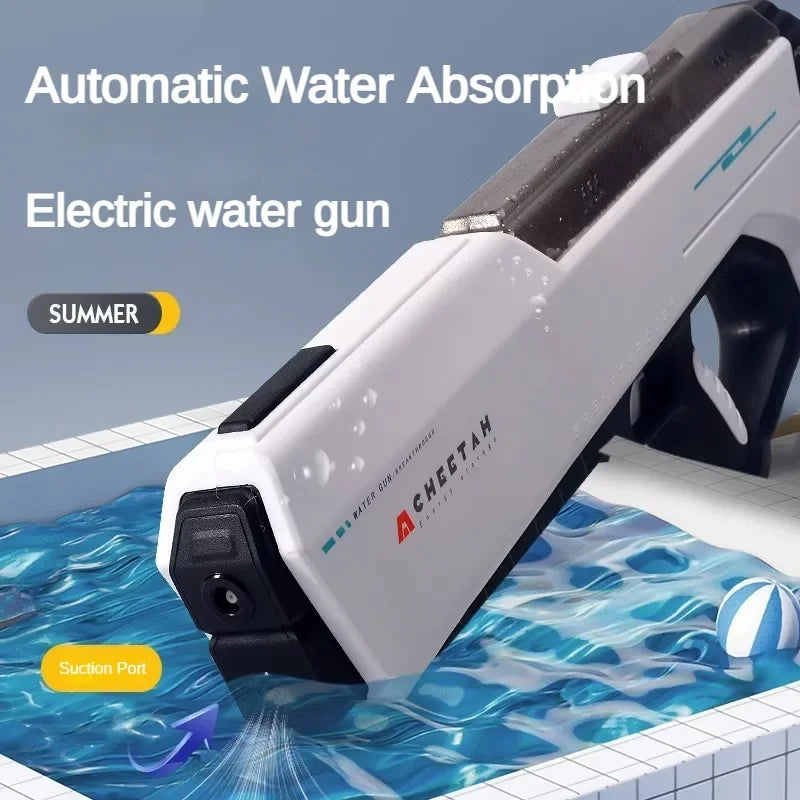 Automatic High-Pressure Electric Water Gun – Summer Outdoor Pool Toy for Kids, Ideal for Water Fights and Fun Games