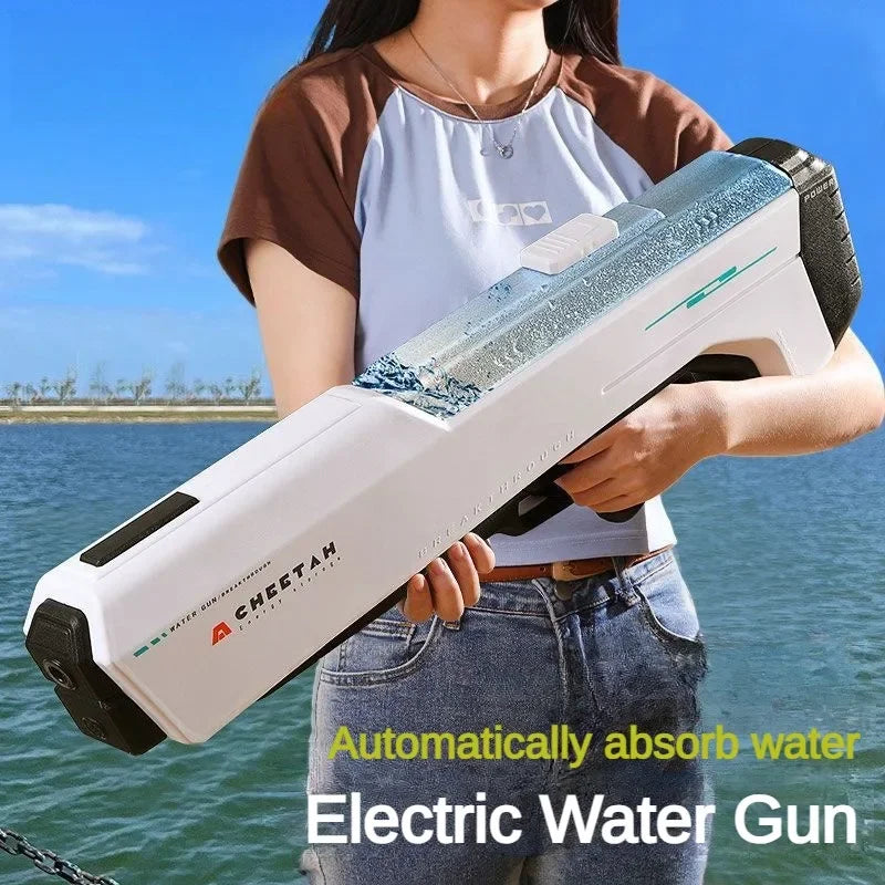 Automatic High-Pressure Electric Water Gun – Summer Outdoor Pool Toy for Kids, Ideal for Water Fights and Fun Games